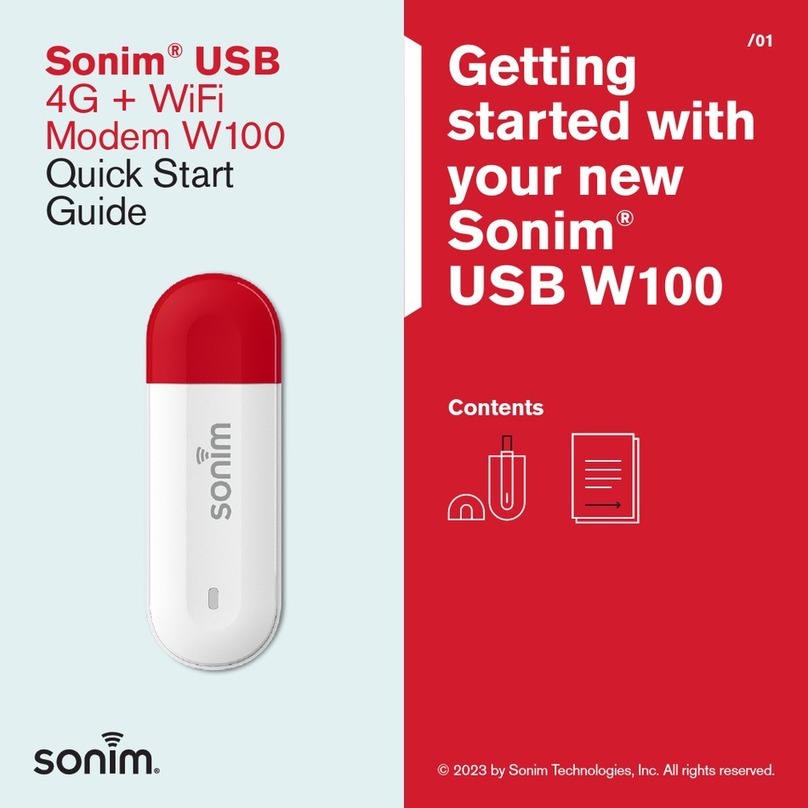 Sonim W100 quick start guide