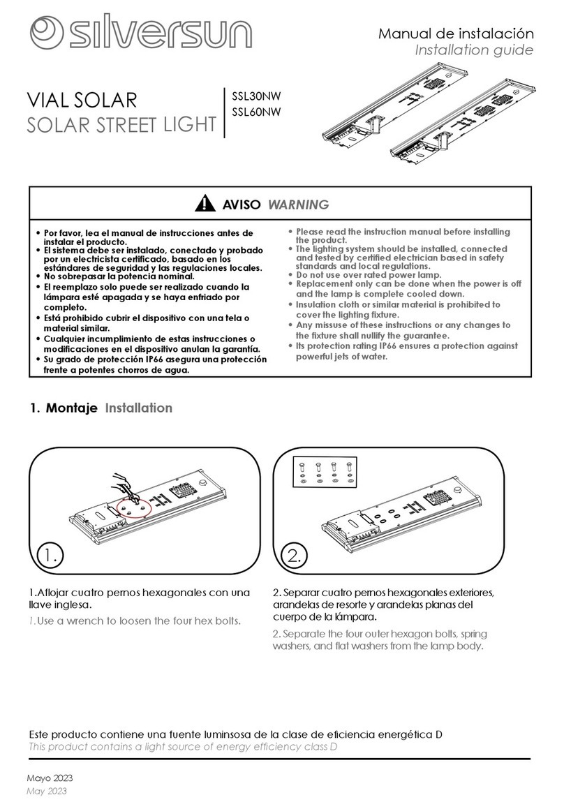 silversun SSL30NW installation guide