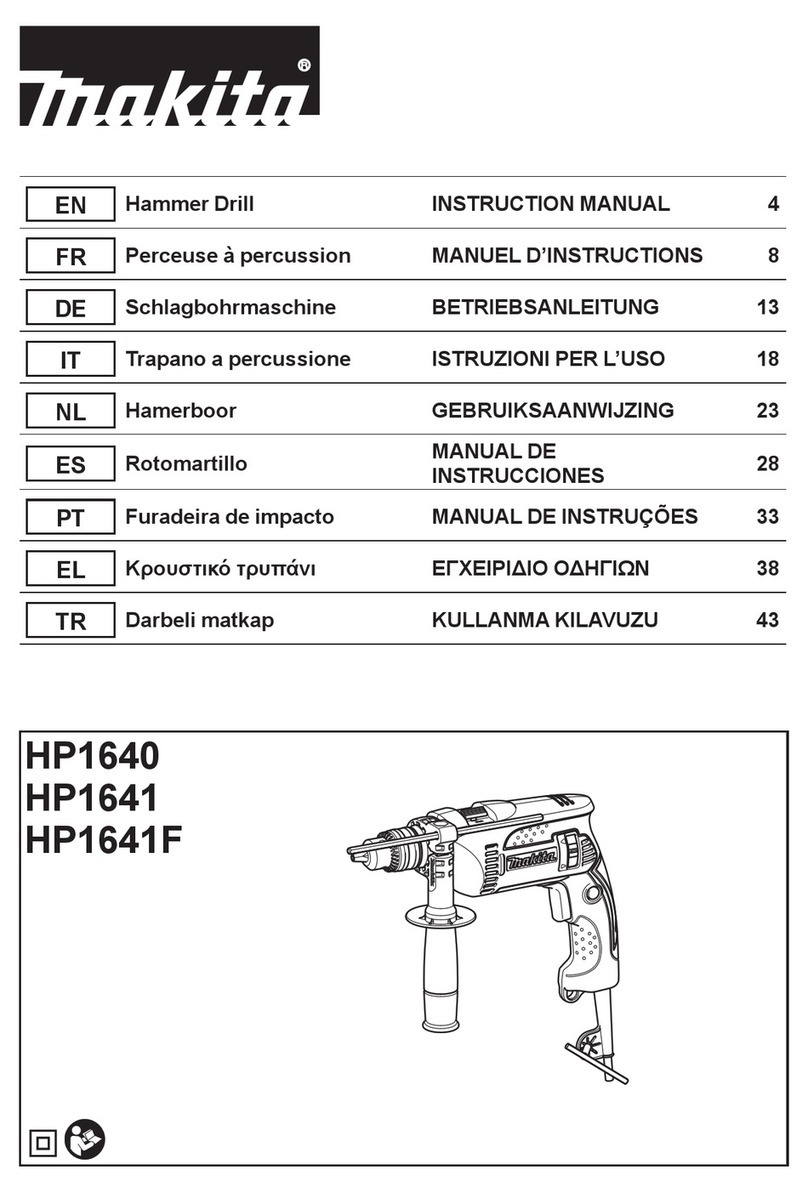 Makita HP1640 User manual