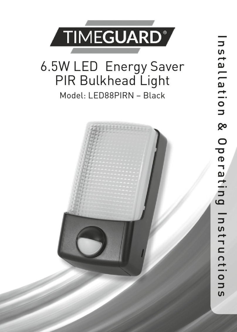 Timeguard LED88PIRN Installation & operating instructions Timeguard LED88PIRN Installation & operating instructions