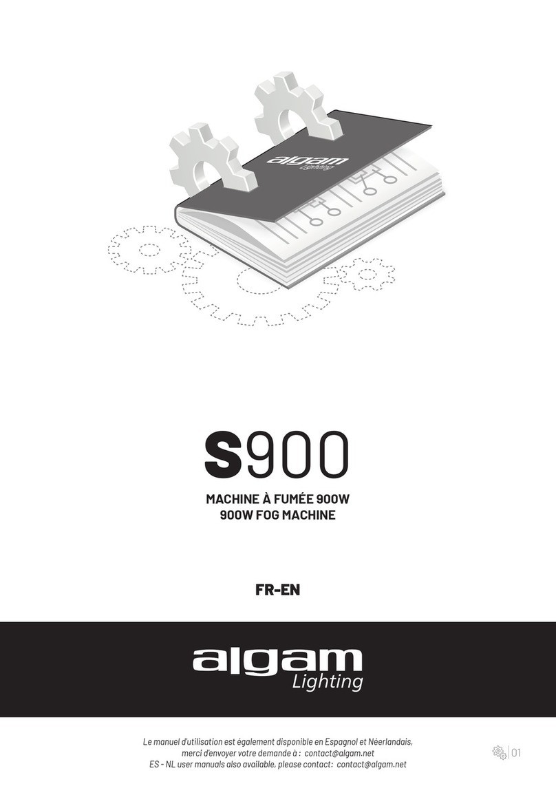 Algam Lighting S900 User manual