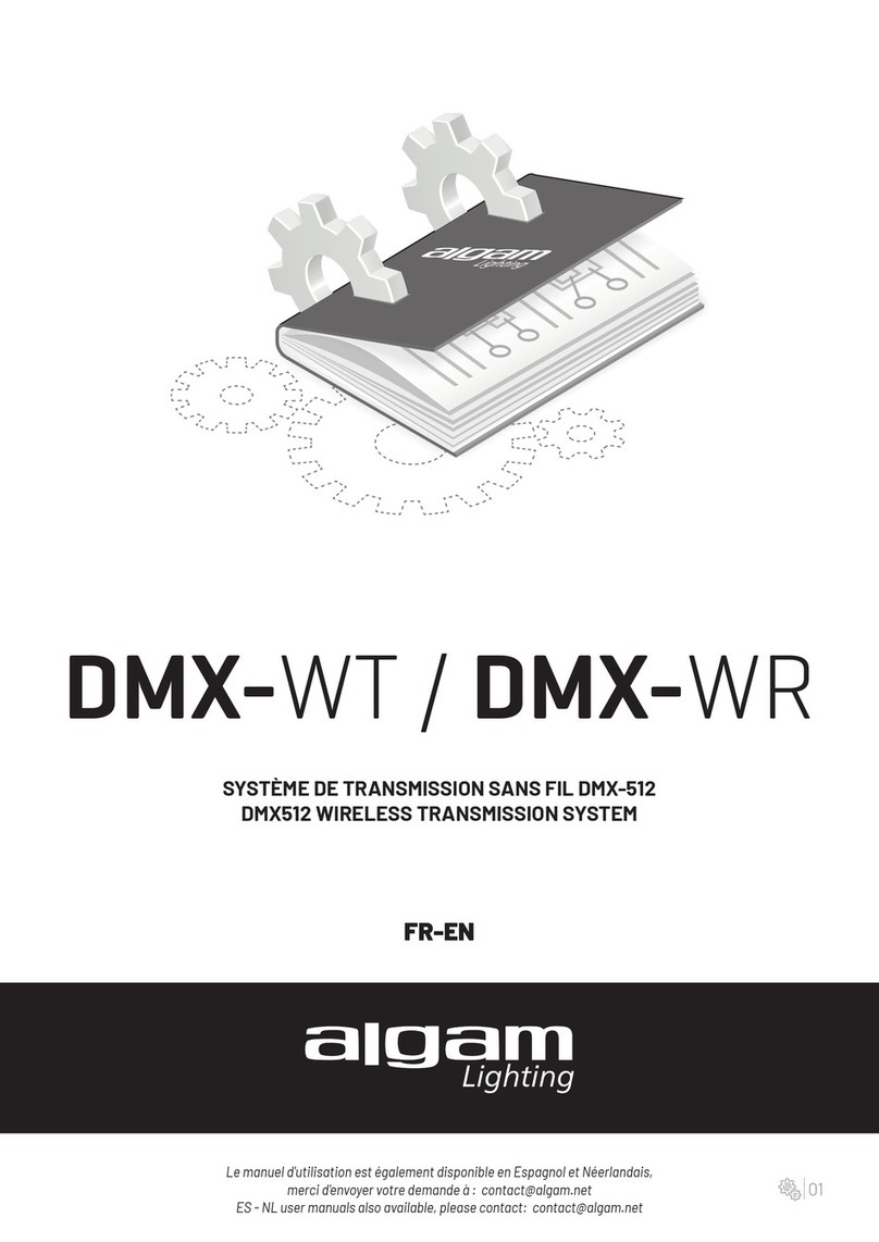 Algam Lighting DMX-WT user manual
