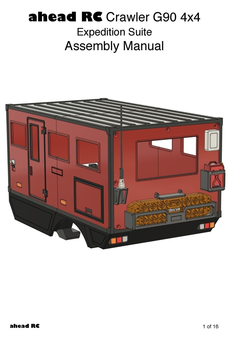 ahead RC Crawler G90 4x4 Expedition Suite Assembly manual