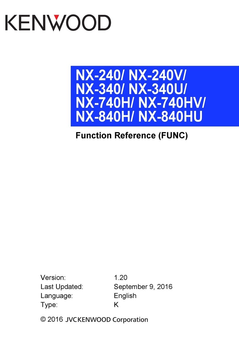Kenwood NEXEDGE NX-240 Parts list manual