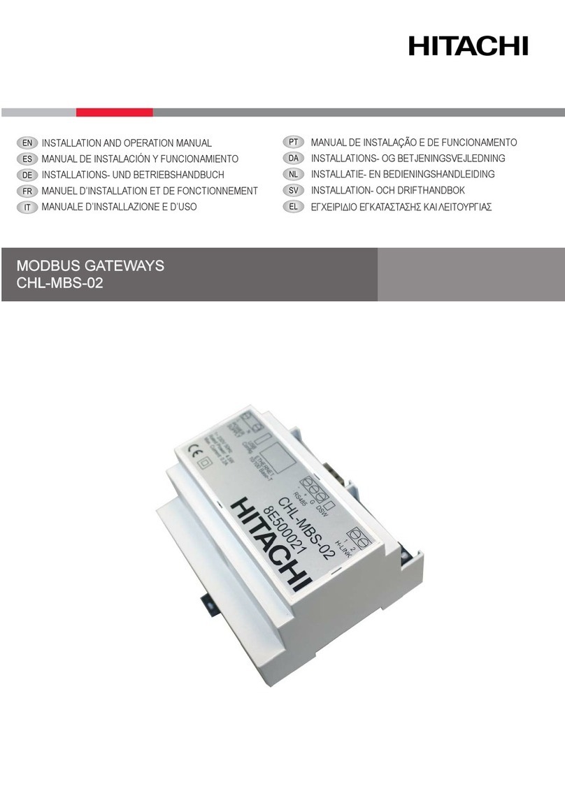 Hitachi CHL-MBS-02 User manual
