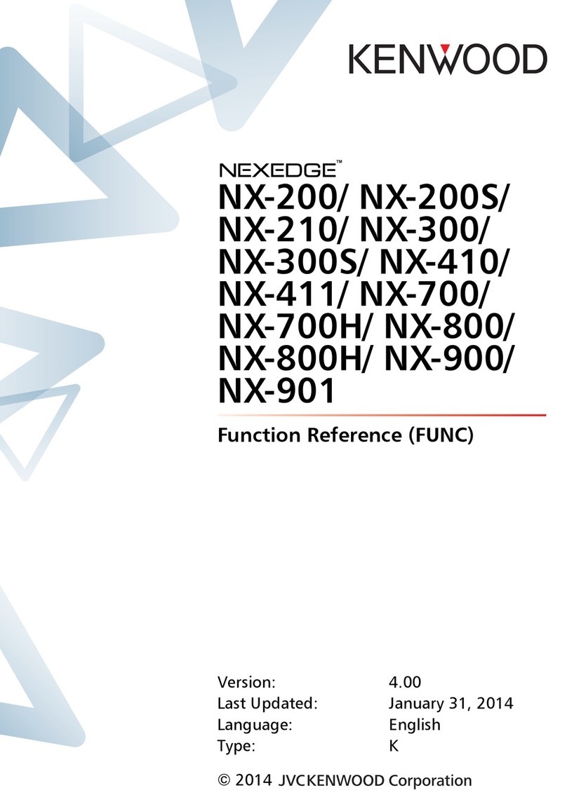 Kenwood NEXEDGE NX-200 Parts list manual Kenwood NEXEDGE NX-200 Parts list manual