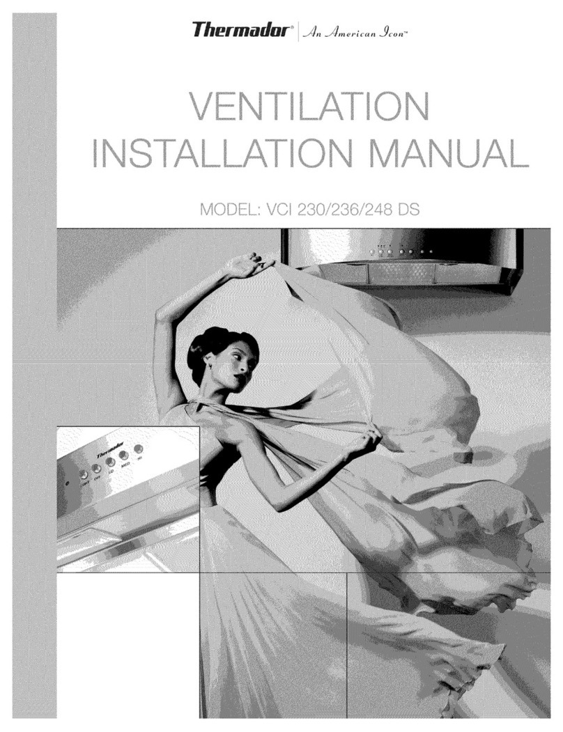 Thermador VCI 230 DS installation manual Thermador VCI 230 DS installation manual