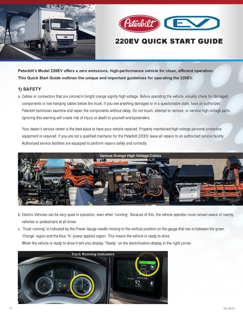 Peterbilt 220EV 2023 User manual