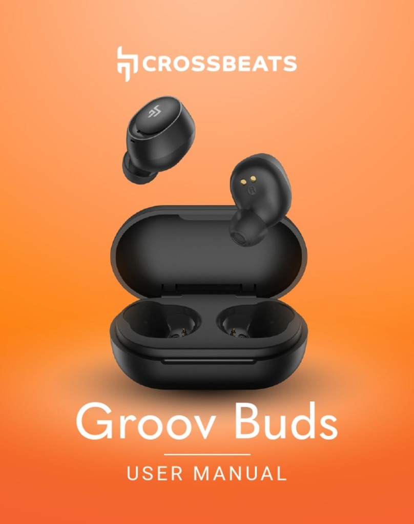 Crossbeats Groov Buds user manual