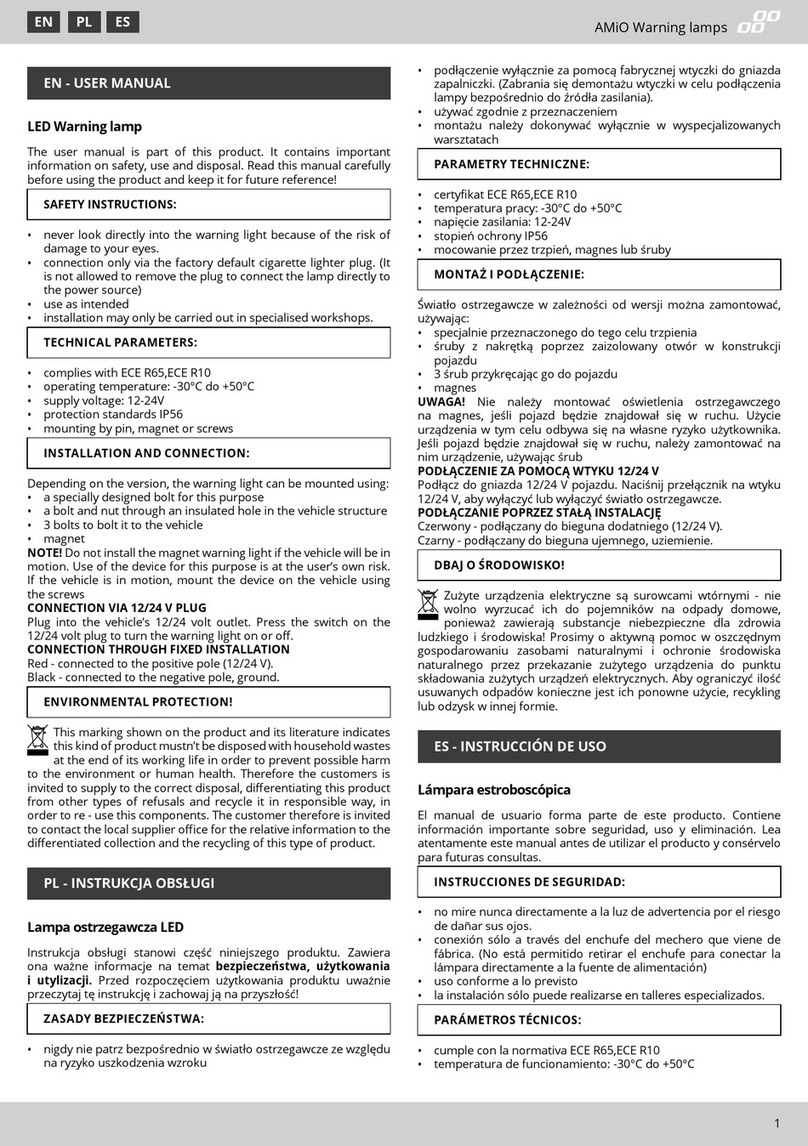 AMiO W213b User manual