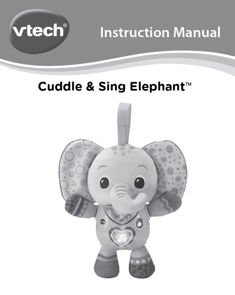 V-tech Cuddle & Sing Elephant 5667 User manual