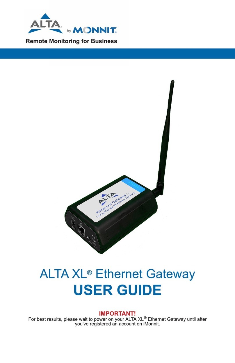 Monnit ALTA XL User manual