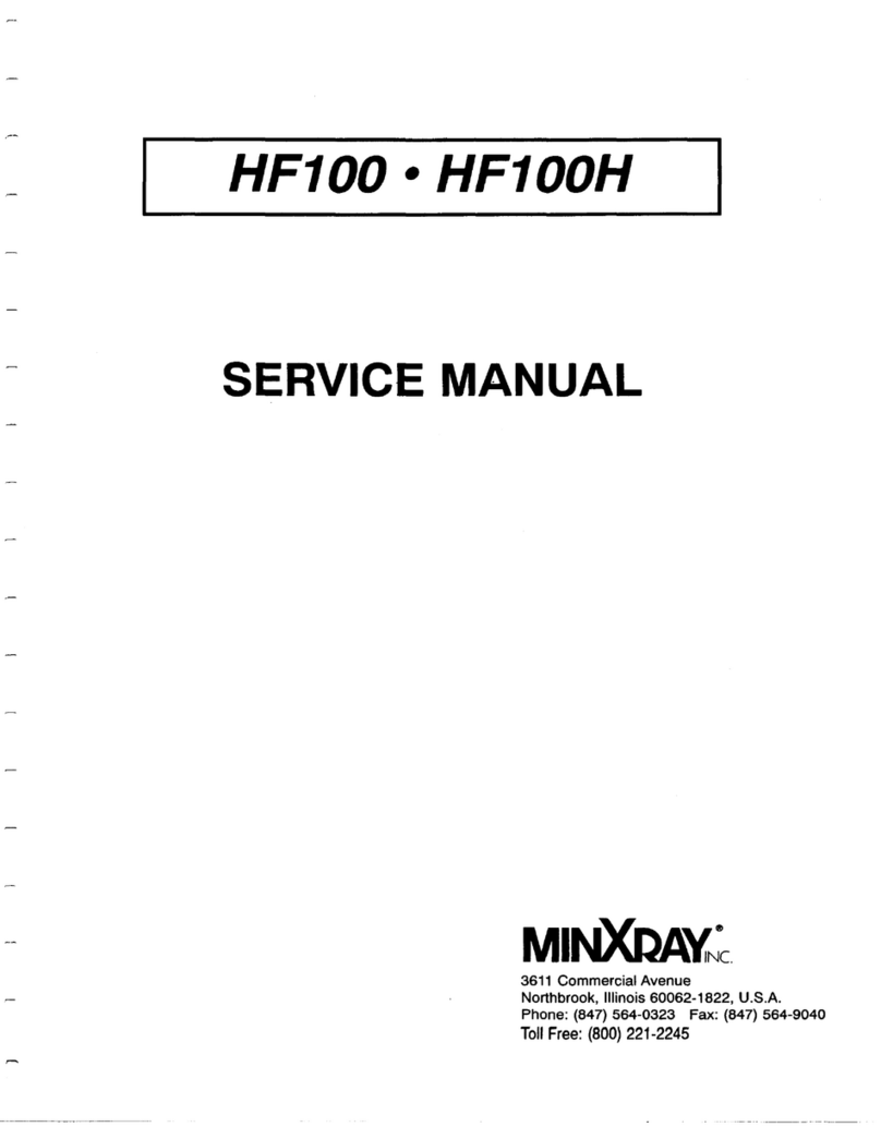 MinXray HF100 Service manual