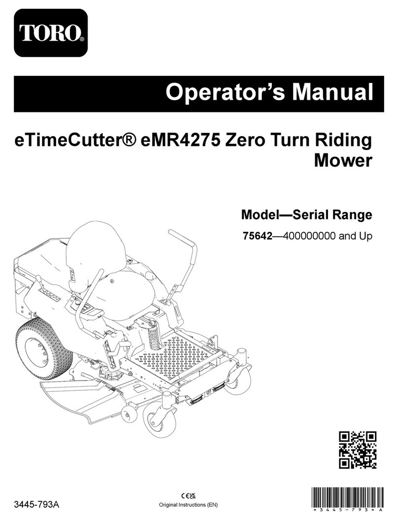 Toro eTimeCutter eMR4275 Operator's manual Toro eTimeCutter eMR4275 Operator's manual