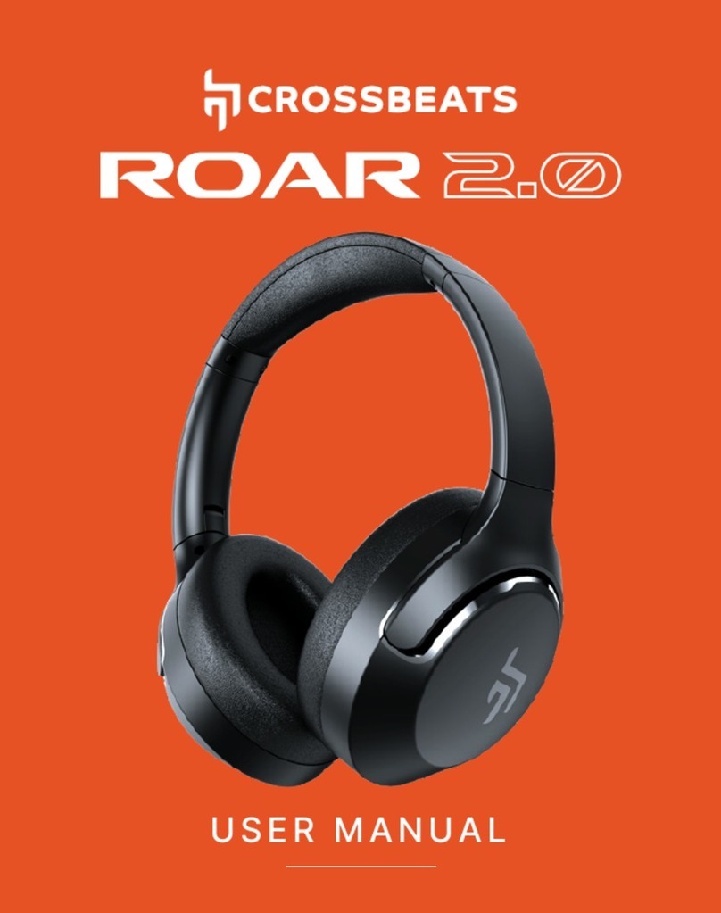 Crossbeats Roar 2.0 User manual