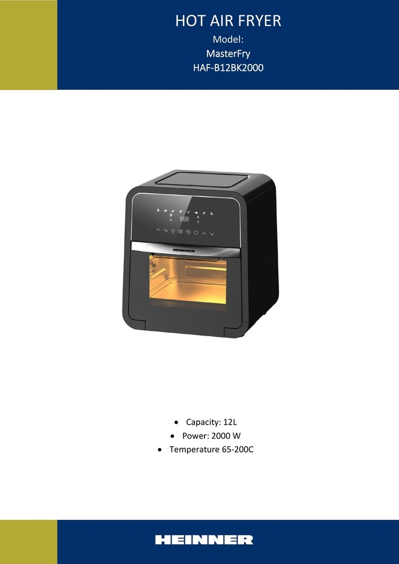Heinner MasterFry HAF-B12BK2000 User manual Heinner MasterFry HAF-B12BK2000 User manual