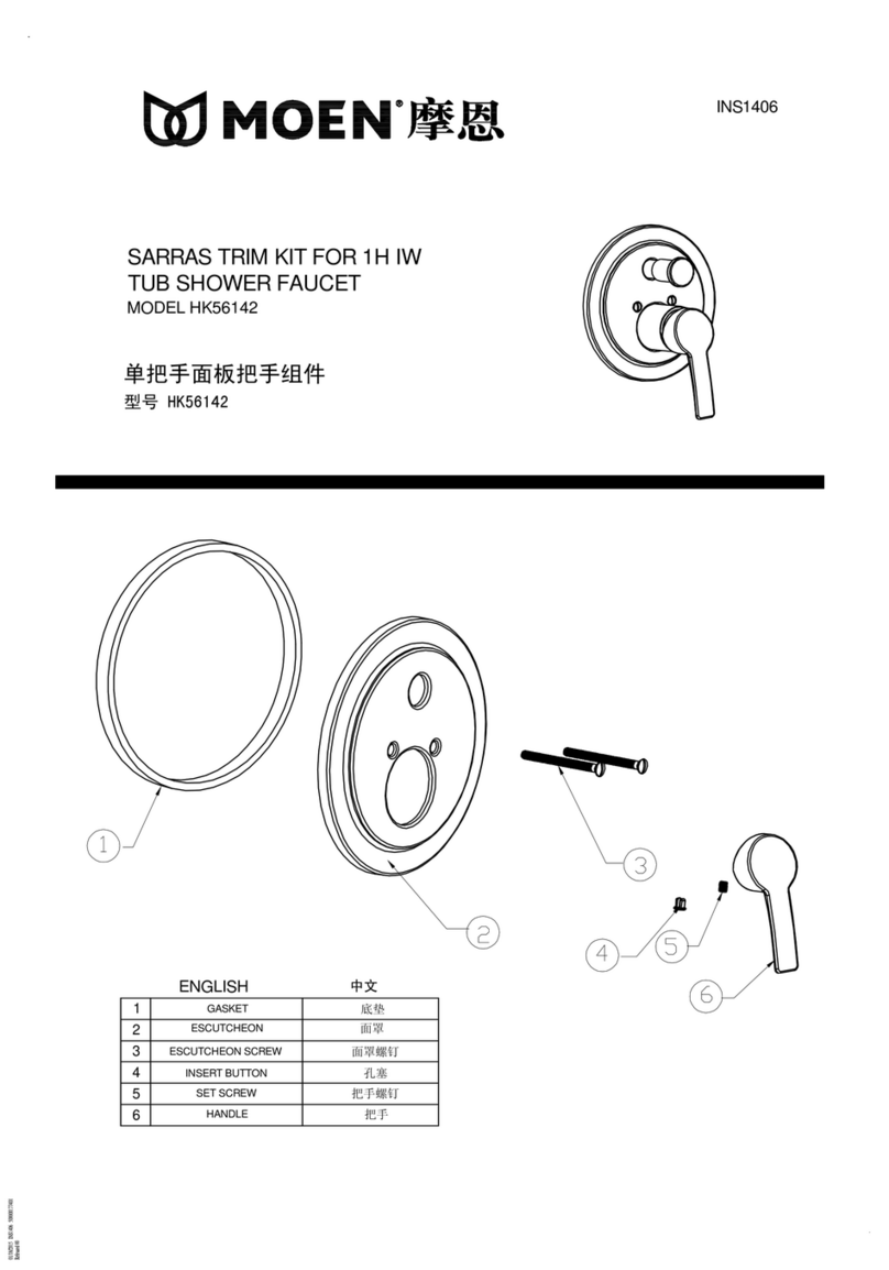 Moen SARRAS HK56142 manual