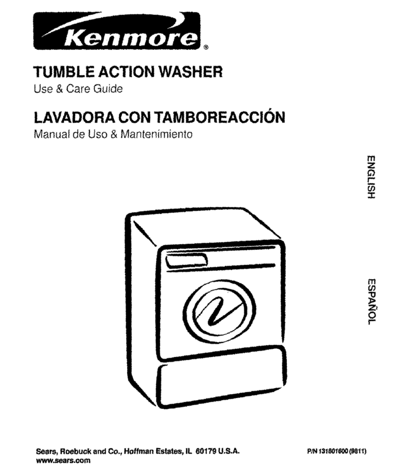 Sears Kenmore 417 Series Use & care guide