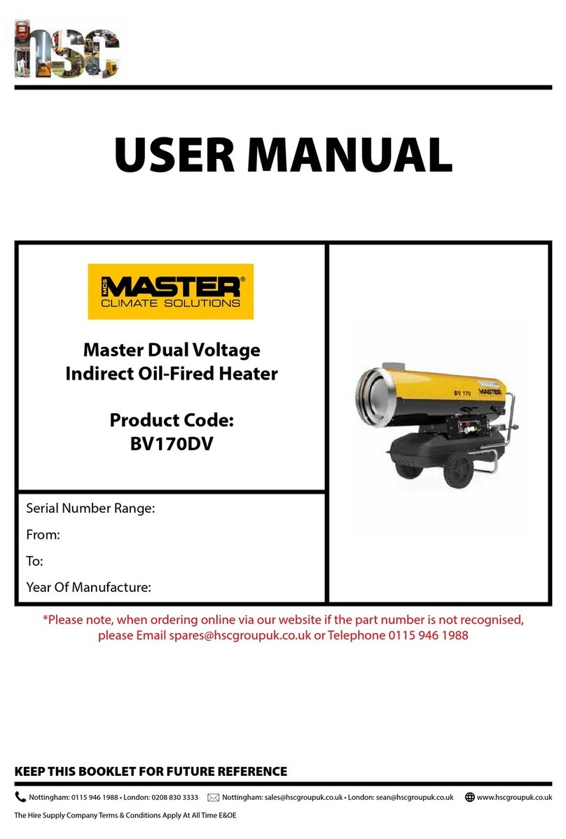 MCS Master BV 170DV Manual