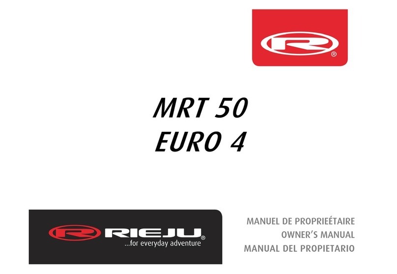 RIEJU MRT 50 EURO 4 User manual
