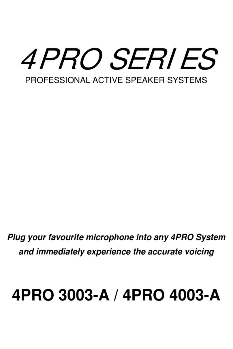 RCF 4PRO Series User manual