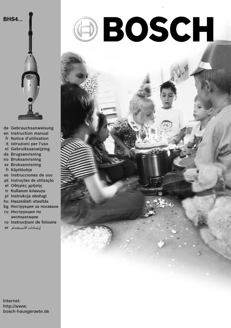 Bosch BHS4 Series User manual
