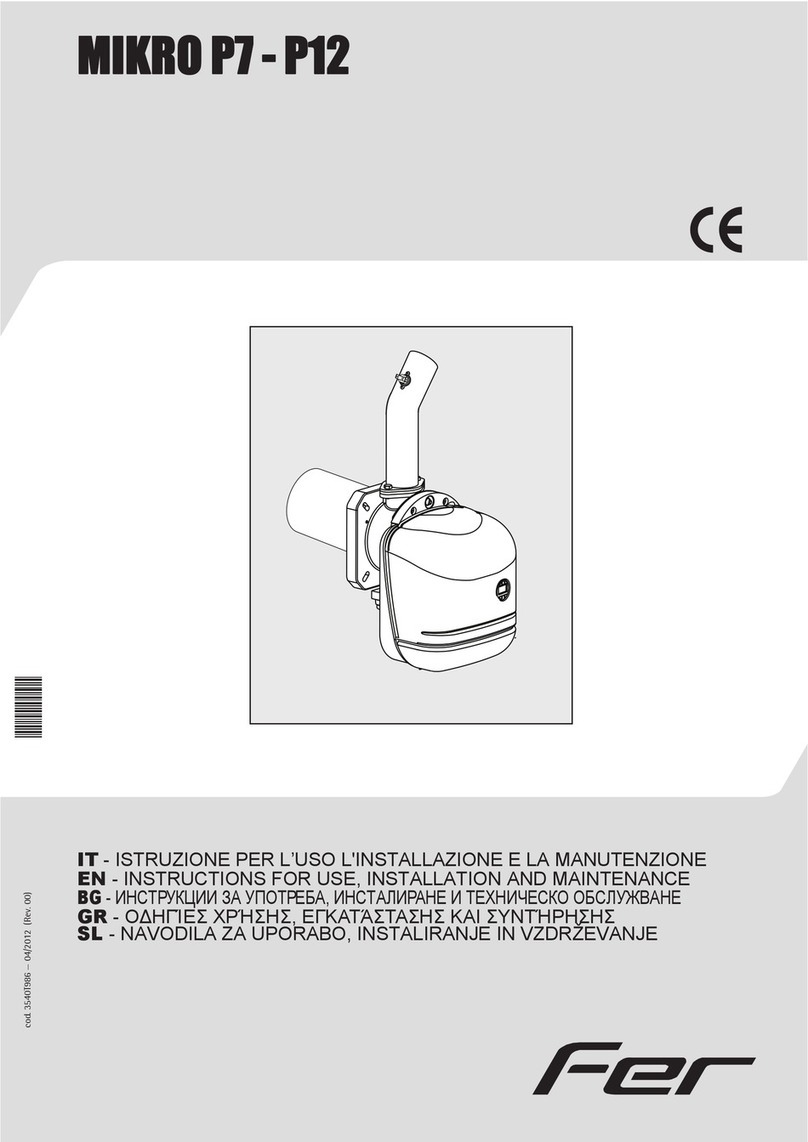 Ferroli MIKRO P7 Technical manual Ferroli MIKRO P7 Technical manual