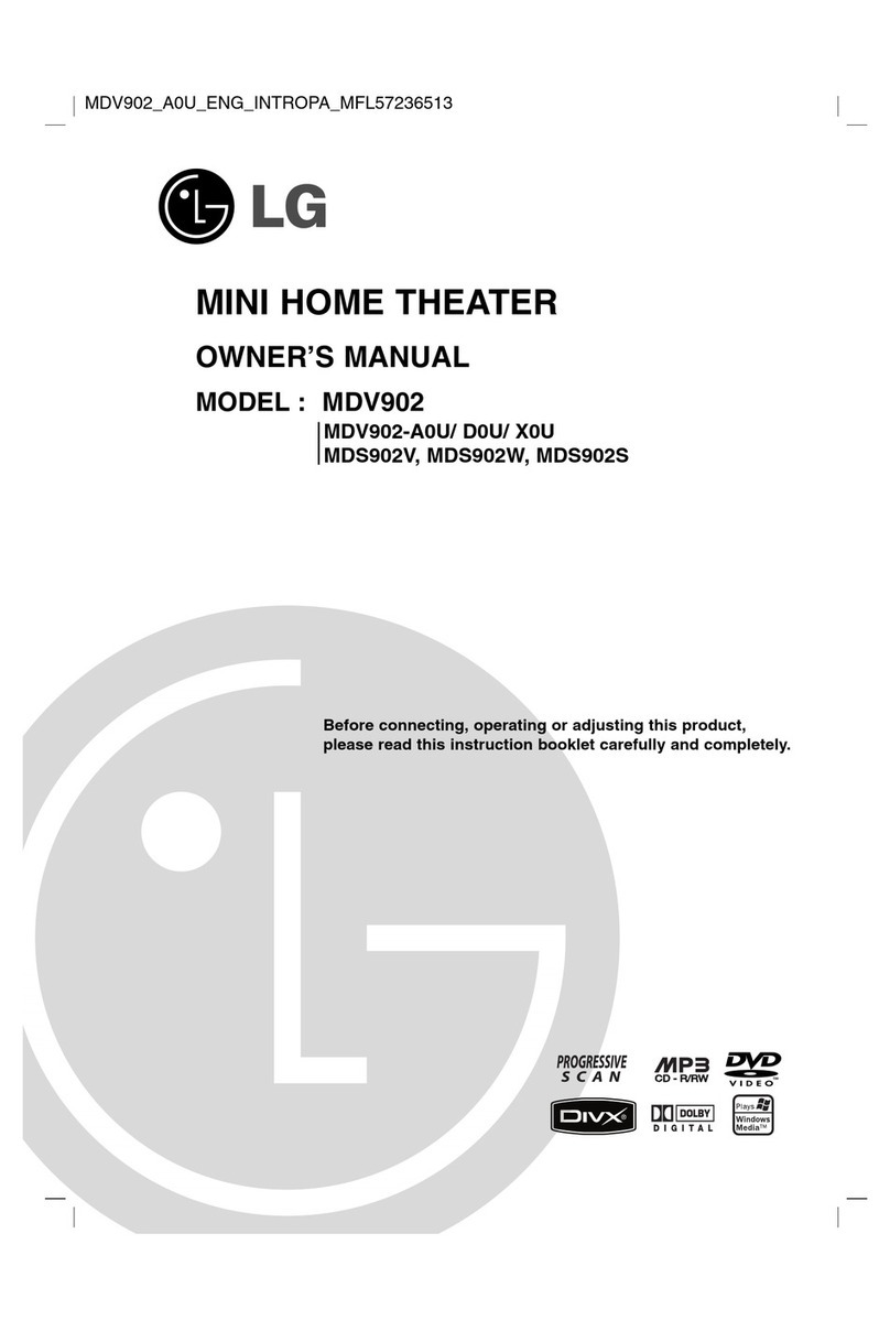 LG MDV902-A0U owner's manual