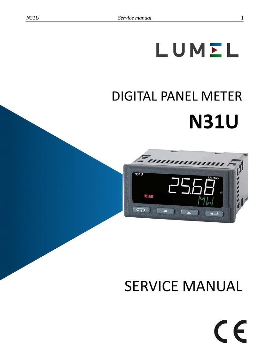 Lumel N31U User manual