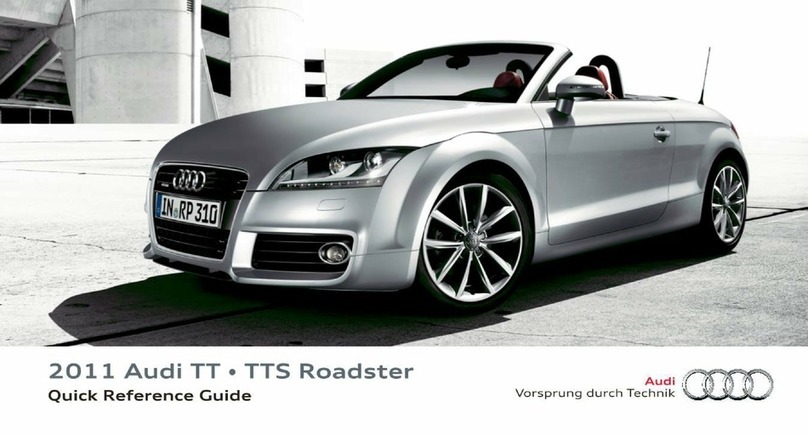 Audi TT 2011 Quick reference guide