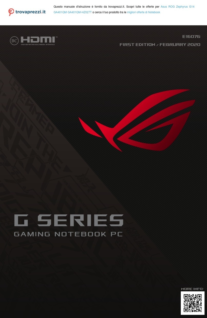 Asus ROG Zephyrus G14 manual