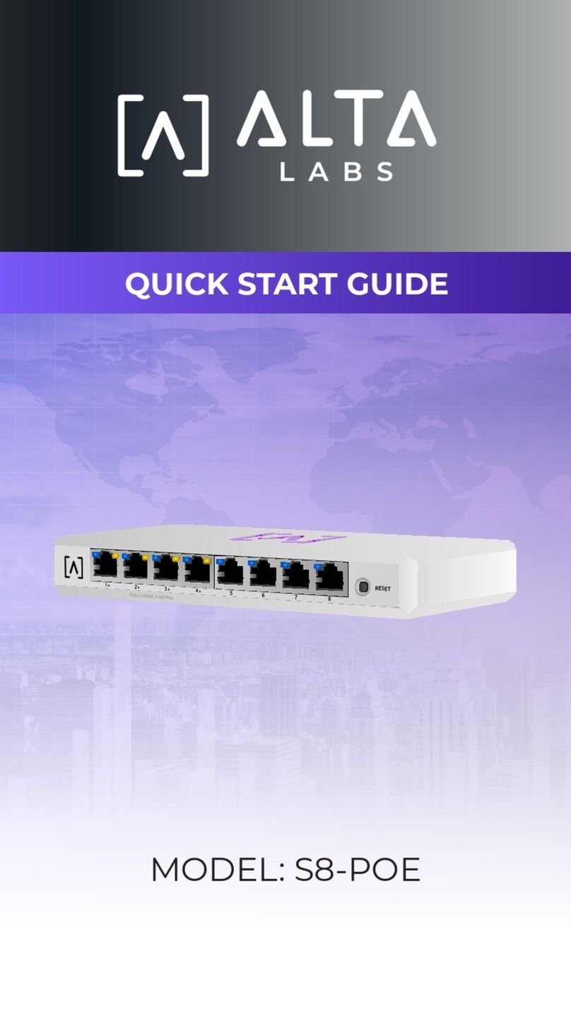 ALTA LABS S8-POE User manual