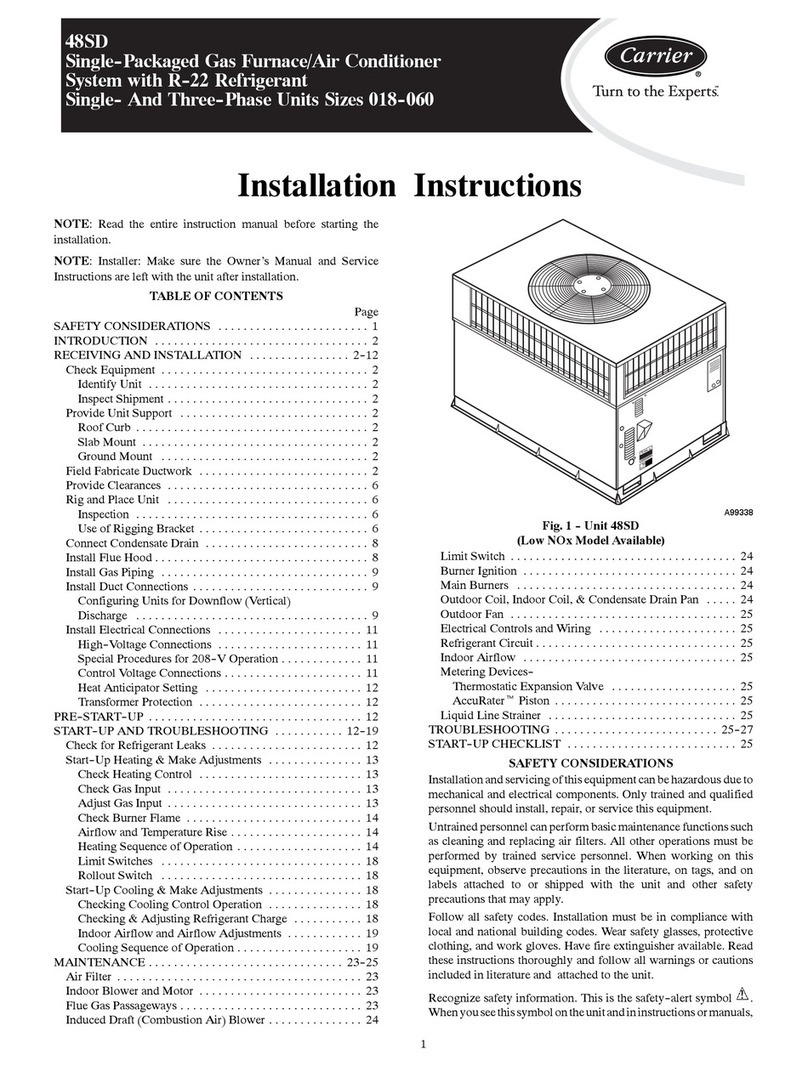 Carrier 48SD User manual