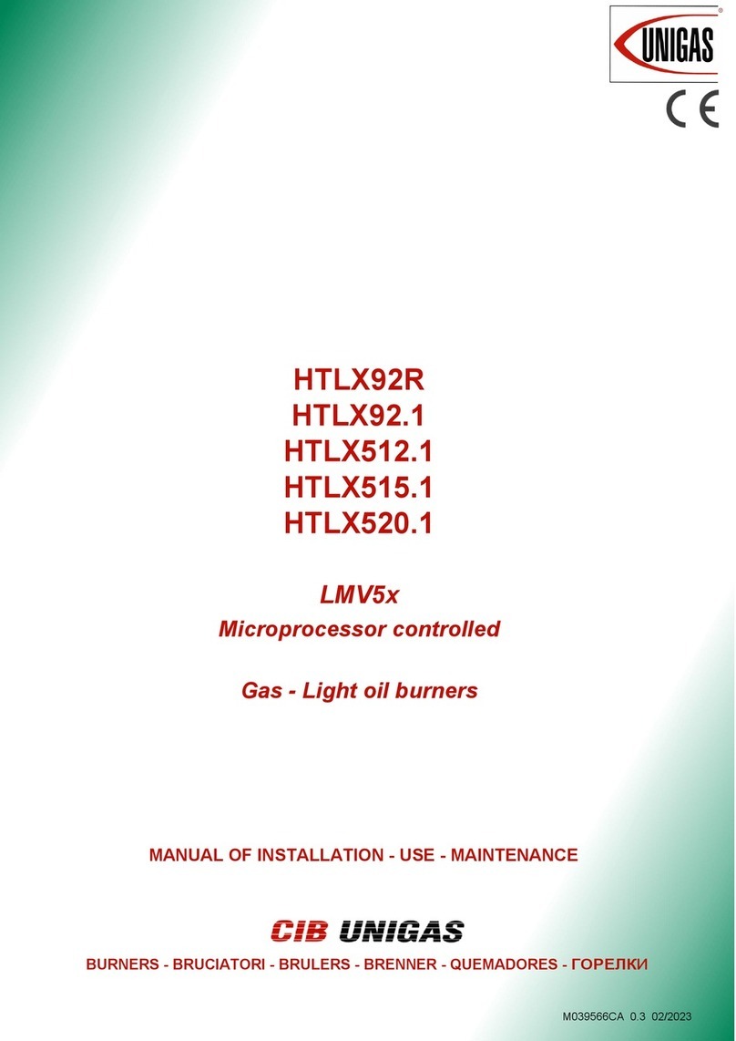 Unigas HTLX92R installation manual