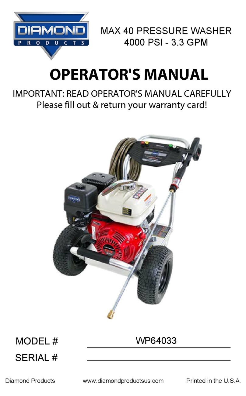 Diamond Products WP64033 Operator's manual