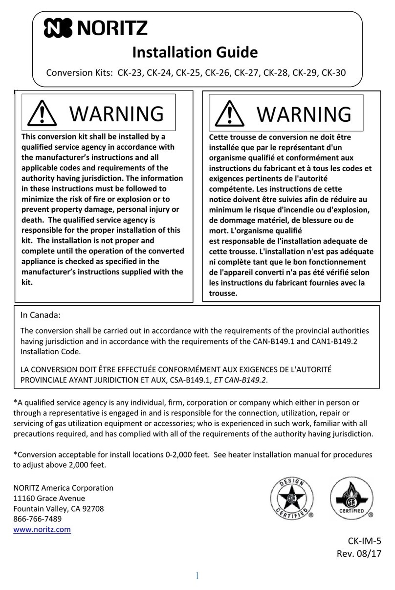 Noritz CK-23 installation guide