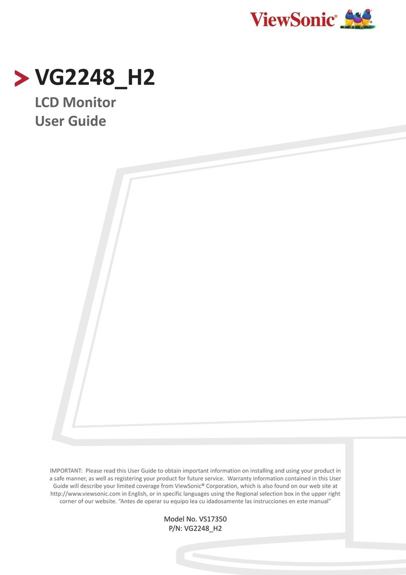 ViewSonic VG2248 H2 User manual