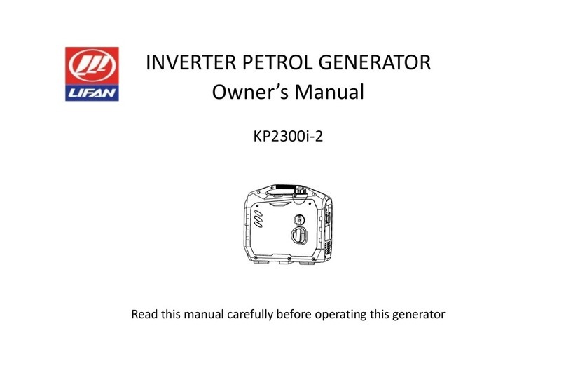 Lifan KP2300i-2 owner's manual