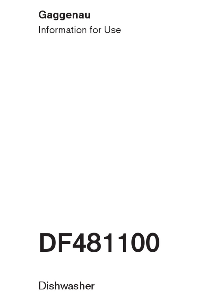 Gaggenau DF481100 INFORMATION FOR USE