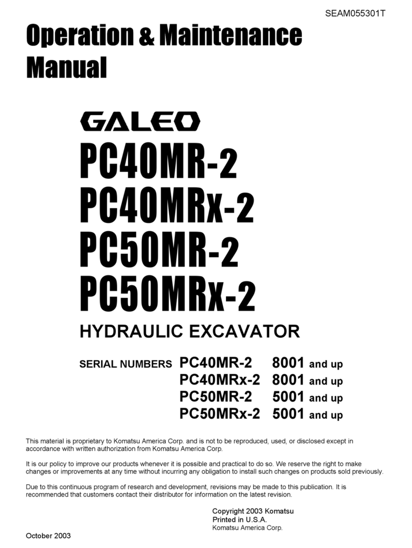 Komatsu GALEO PC40MR-2 Manual