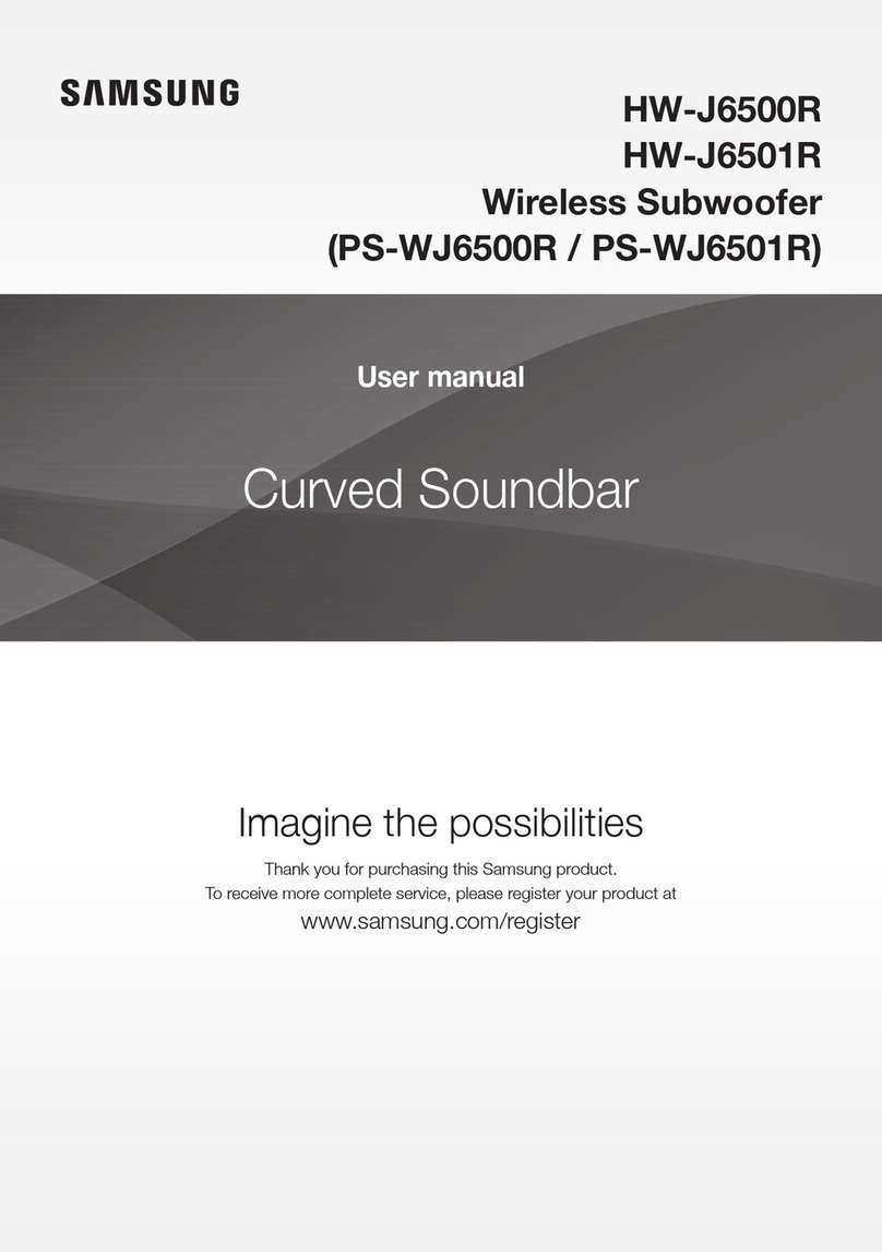 Samsung PS-WJ6500R User manual