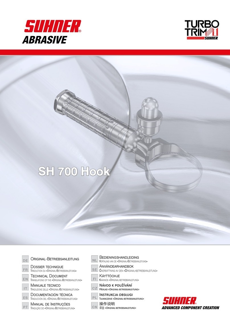 SUHNER ABRASIVE SH 700 Hook Technical document