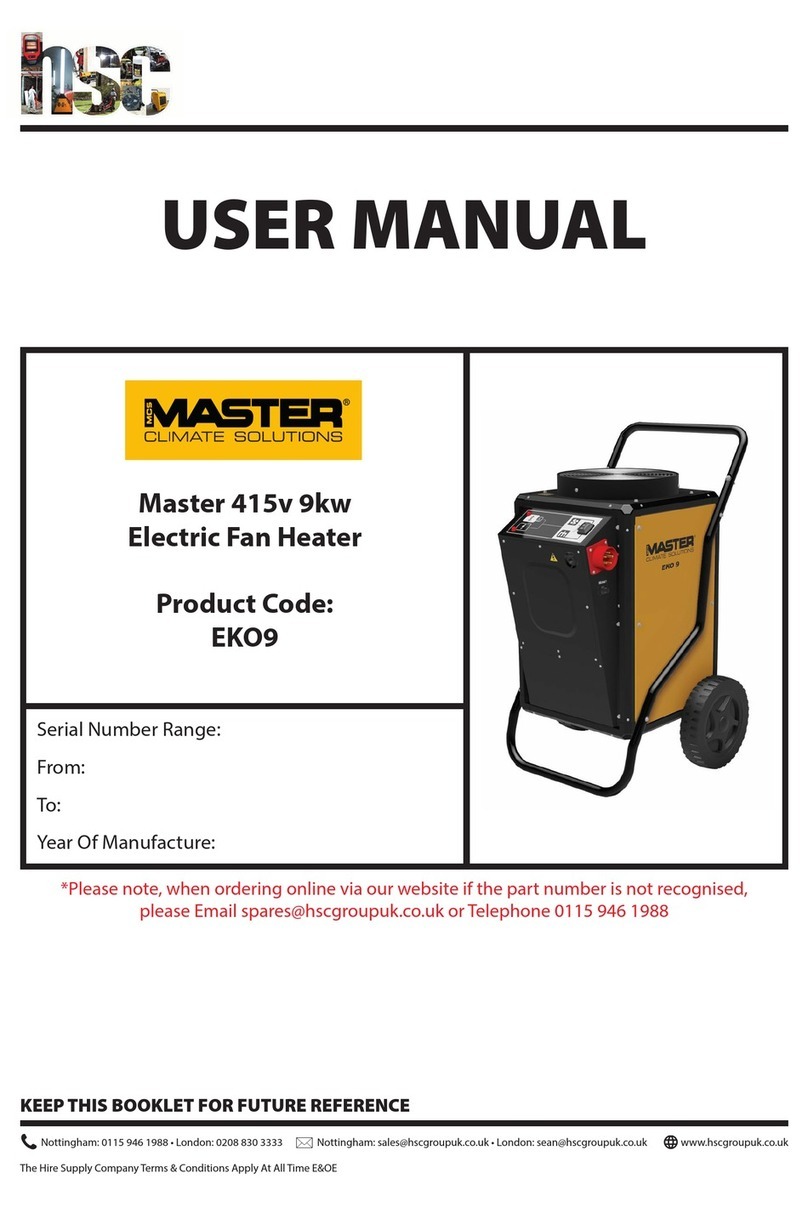 MCS Master EKO 3 User and Maintenance Book