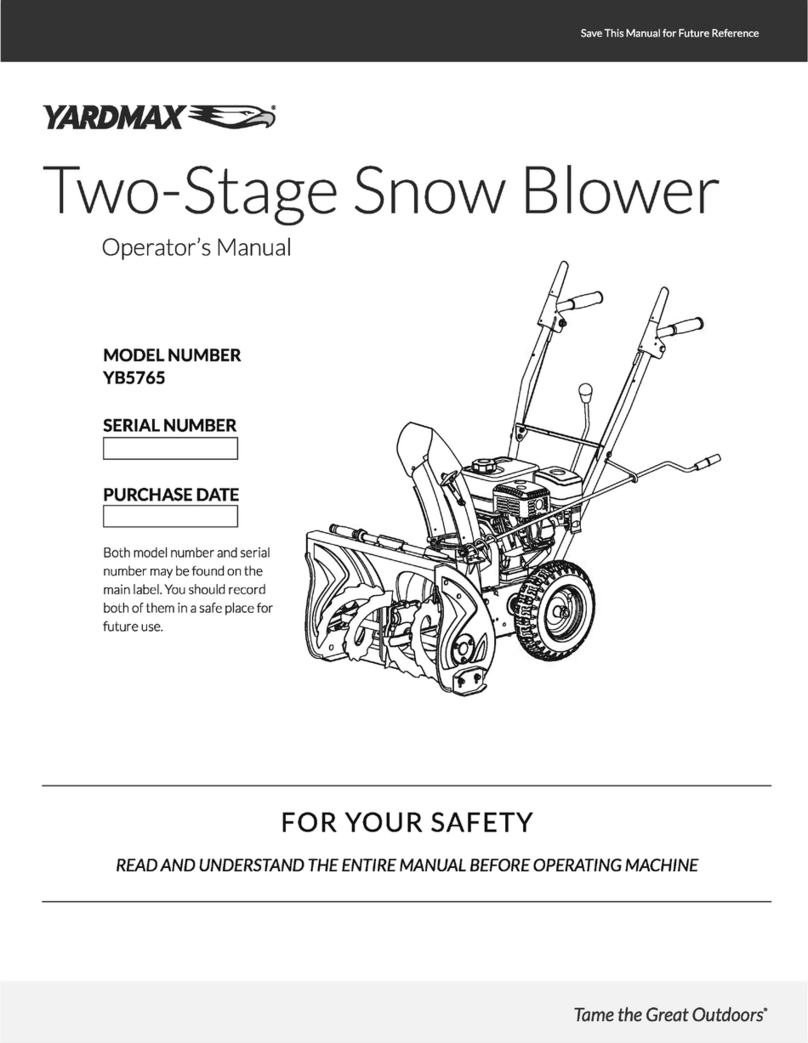 YARDMAX YB5765 Operator's manual