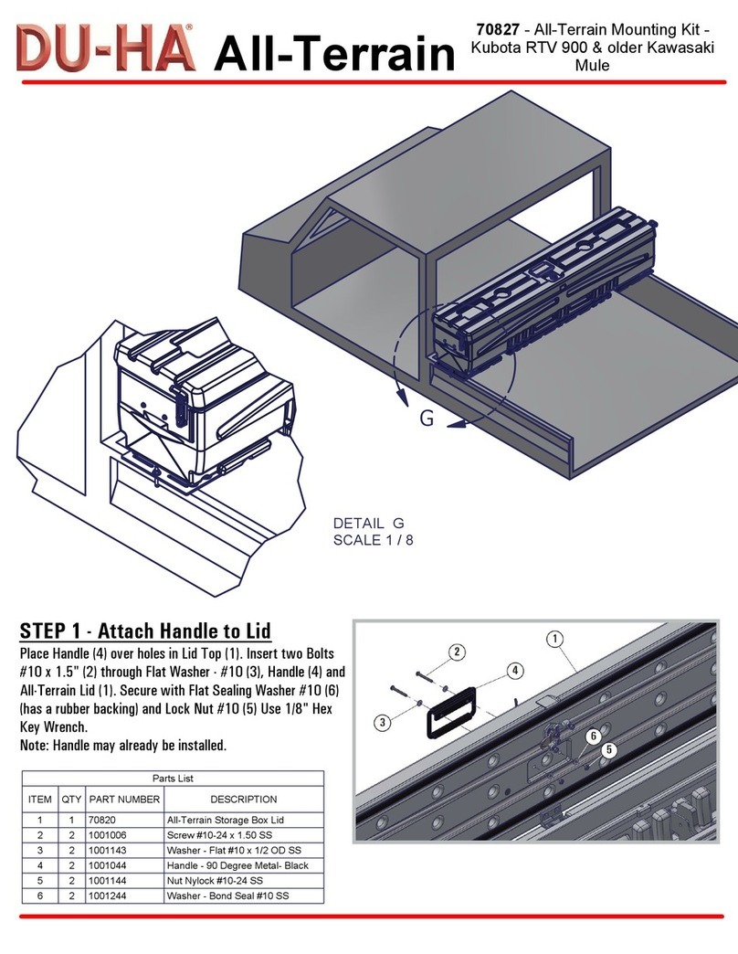 DU-HA 70827 manual
