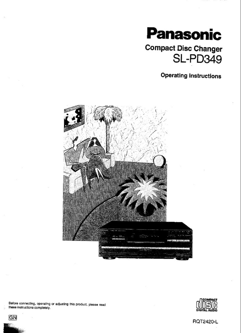 Panasonic SL-PD349 User manual
