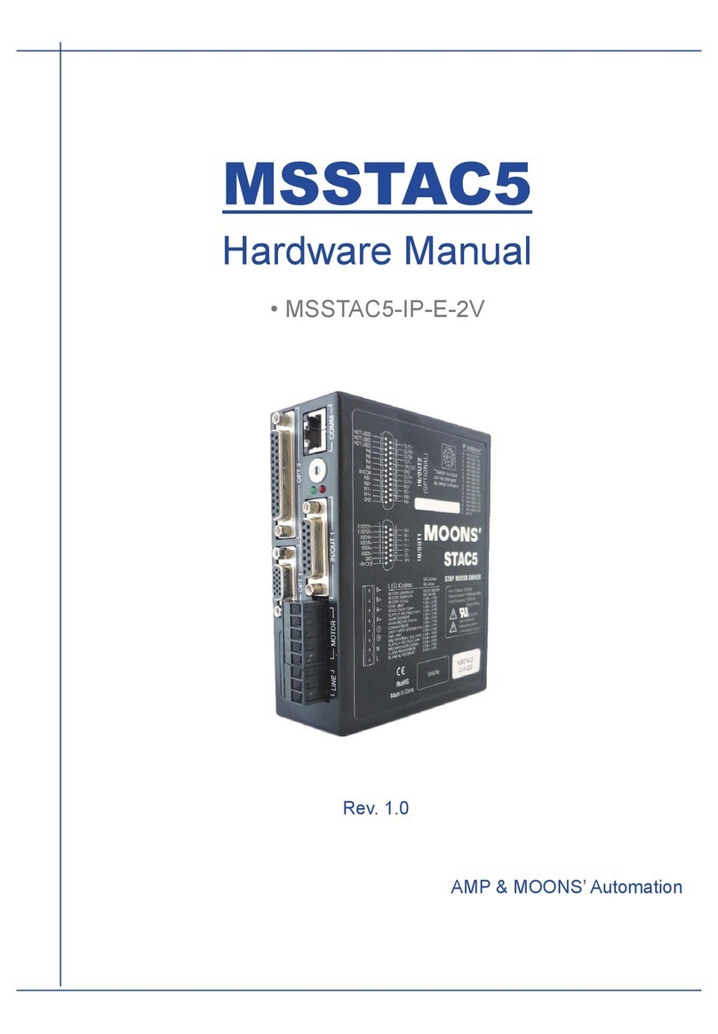 Moons' MSSTAC5 User manual