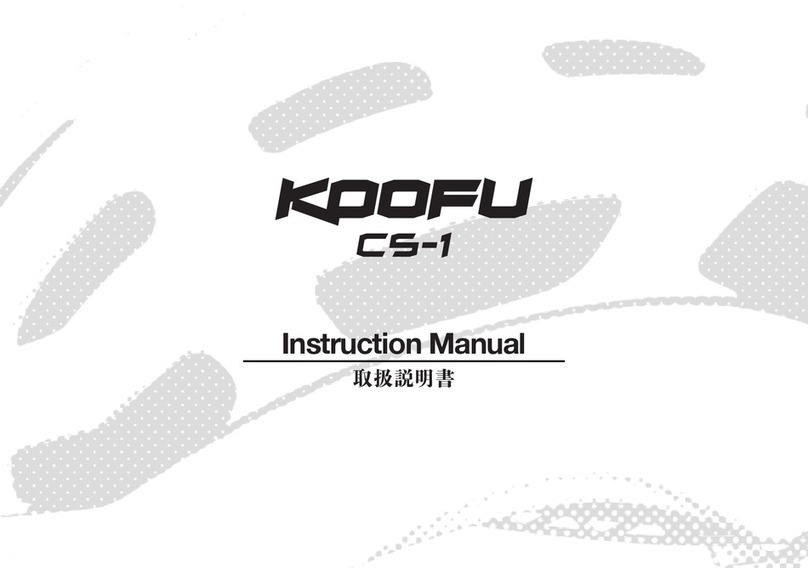 KOOFU CS-1 instruction manual
