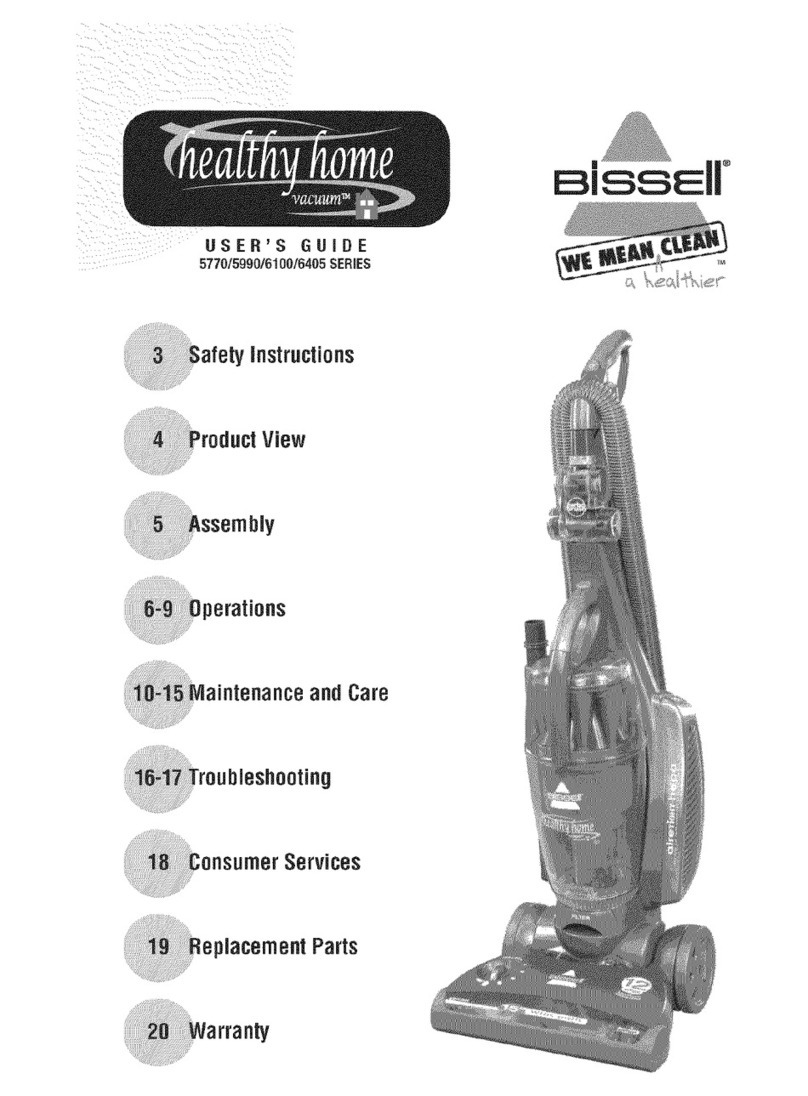 Bissell Healthy Home Vacuum user guide