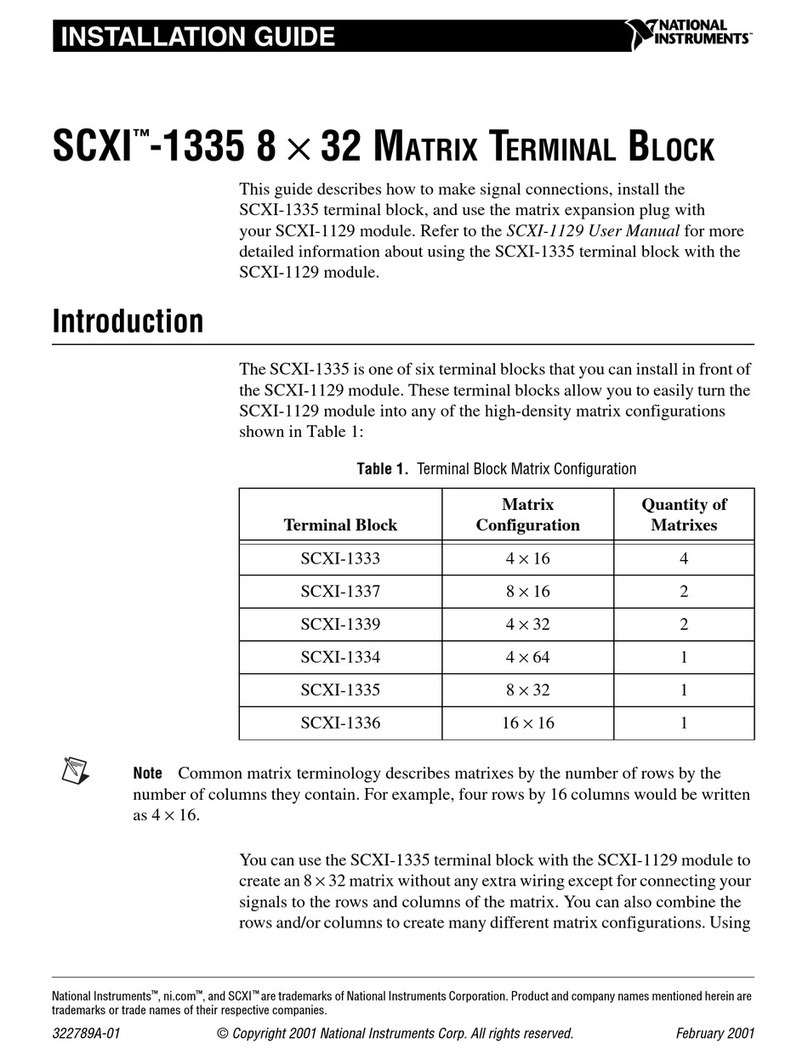 National Instruments SCXI-1333 installation guide